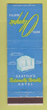 Matchbook Cover - Hotel Olympic Seattle WA