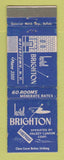Matchbook Cover - Hotel Brigton Watertown NY WEAR