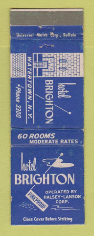 Matchbook Cover - Hotel Brigton Watertown NY WEAR