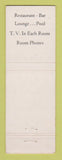 Matchbook Cover - Equire Motel Latham NY