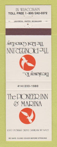 Matchbook Cover - Pioneer Inn & Marina Oshkosh WI