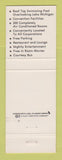 Matchbook Cover - Racine Motor Inn Racine WI