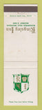 Matchbook Cover - Kingsley Inn Bloomfield Hills MI