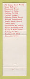 Matchbook Cover - Kingsley Inn Bloomfield Hills MI
