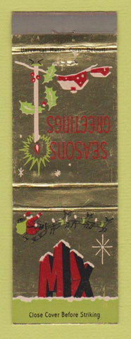 Matchbook Cover - Michigan Express Trucking MI Christmas