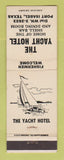 Matchbook Cover - Yacht Hotel Port Isabel TX