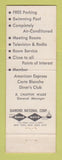 Matchbook Cover - Crockett Hotel Motor Inn San Antonio TX