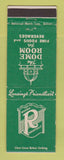 Matchbook Cover - Hotel Roosevelt Lansing MI