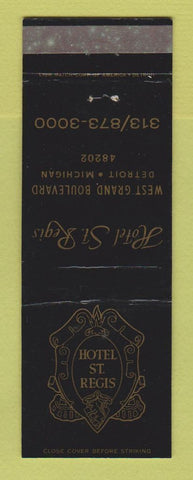 Matchbook Cover - Hotel St Regis Detroit MI WEAR
