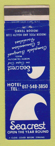 Matchbook Cover - Seacrest North Falmouth MA