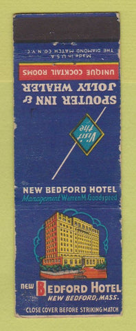 Matchbook Cover - New Bedford Hotel New Bedford MA WEAR