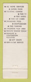 Matchbook Cover - Town n Country Motel Seekonk MA Raynham