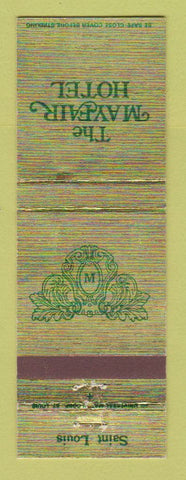 Matchbook Cover - Mayfair Hotel St Louis MO