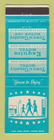 Matchbook Cover - Town n Country Motel Seekonk MA Raynham