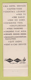 Matchbook Cover - Town n Country Motel Seekonk MA Raynham