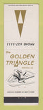Matchbook Cover - Golden Triange Hotel Norfolk VA