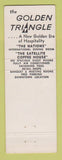 Matchbook Cover - Golden Triange Hotel Norfolk VA