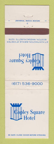 Matchbook Cover - Copley Square Hotel Boston MA WEAR