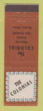 Matchbook Cover - The Colonial Boston MA