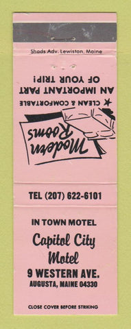 Matchbook Cover - Capitol City Motel Augusta ME