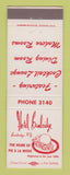 Matchbook Cover - Hotel Bainbridge KY