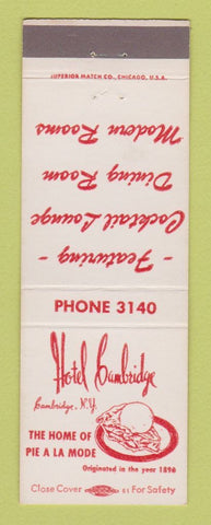 Matchbook Cover - Hotel Bainbridge KY