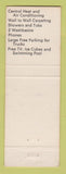 Matchbook Cover - Harriman Motor Travel Lodge Central Valley NY