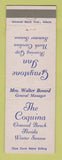 Matchbook Cover - Graystone Inn Roaring Gap NC Coquina Ormond Beach