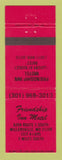 Matchbook Cover - Friendship Inn Motel Millersville MD