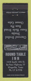 Matchbook Cover - Round Table Inn Kingsville TX