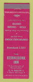 Matchbook Cover - Kennebunk Inn ME RED