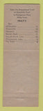 Matchbook Cover - Pray's Cottages store Kokadjo ME