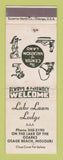 Matchbook Cover - Lake Lawn Lodge Osage Beach MO WEAR