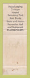 Matchbook Cover - Lake Lawn Lodge Osage Beach MO WEAR
