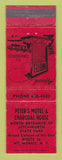 Matchbook Cover - Peter's Motel Charcoal House Mount Morris NY WEAR