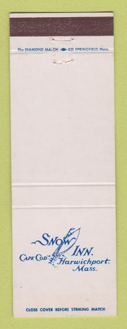 Matchbook Cover - Snow Inn Harwichport MA Cape Cod