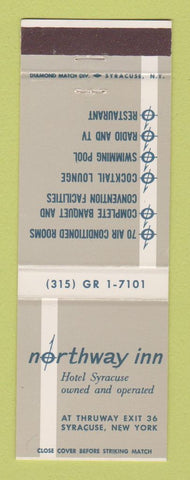 Matchbook Cover - Northway Inn Hotel Syracuse NY