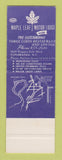 Matchbook Cover - Maple Leaf Motor Lodge Tonawanda NY SAMPLE