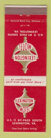 Matchbook Cover - Lexington Motel Lexington =VA