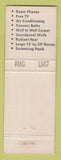 Matchbook Cover - Fountain Motel Lynchburg VA