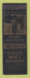 Matchbook Cover - Star Lite Motel Restaurant Albion MI WEAR