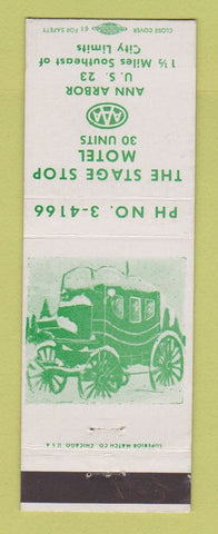 Matchbook Cover - The Stage Stop Motel Ann Arbor MI