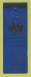 Matchbook Cover - El Camino Motel Drain OR BLUE
