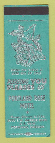 Matchbook Cover - Portland Rose Motel Portland OR