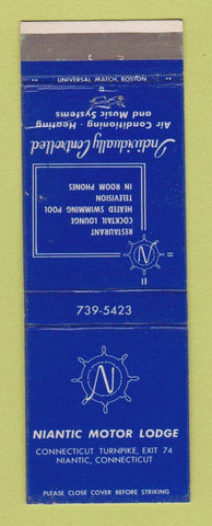Matchbook Cover - Niantic Motor Lodge CT