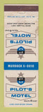 Matchbook Cover - Pilot's Motel Baltimore MD WORN