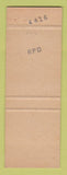 Matchbook Cover - Hotel Alexander Hagerstown MD