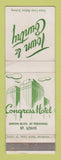Matchbook Cover - Town & Country Congress Hotel ST Louis MO