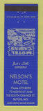 Matchbook Cover - Nelson's Motel Butler MO