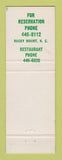 Matchbook Cover - Cobb's Motel Rocky Mount NC